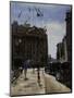 Mansion House, Bank, August-Tom Hughes-Mounted Premium Giclee Print