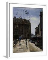 Mansion House, Bank, August-Tom Hughes-Framed Giclee Print