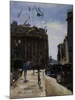 Mansion House, Bank, August-Tom Hughes-Mounted Giclee Print