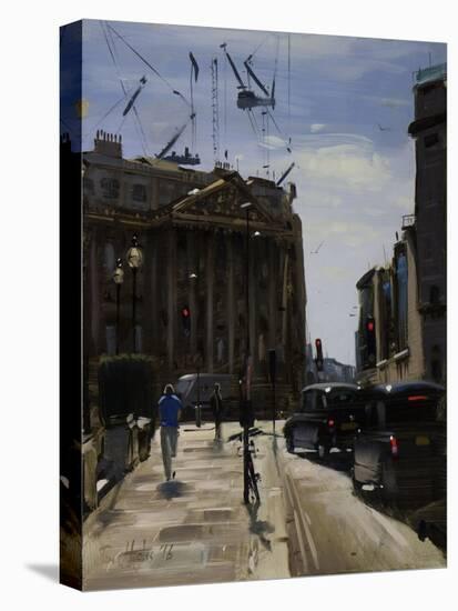 Mansion House, Bank, August-Tom Hughes-Stretched Canvas