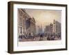 Mansion House (Exterior), London, 1851-Thomas Picken-Framed Giclee Print