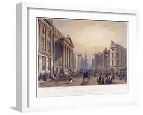 Mansion House (Exterior), London, 1851-Thomas Picken-Framed Giclee Print
