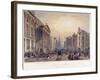 Mansion House (Exterior), London, 1851-Thomas Picken-Framed Giclee Print