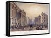 Mansion House (Exterior), London, 1851-Thomas Picken-Framed Stretched Canvas