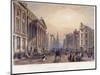 Mansion House (Exterior), London, 1851-Thomas Picken-Mounted Giclee Print