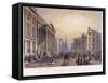 Mansion House (Exterior), London, 1851-Thomas Picken-Framed Stretched Canvas