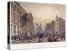 Mansion House (Exterior), London, 1851-Thomas Picken-Stretched Canvas