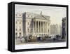 Mansion House (Exterior), London, 1854-Jules Louis Arnout-Framed Stretched Canvas