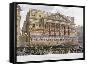 Mansion House (Exterior), London, 1863-Day & Son-Framed Stretched Canvas