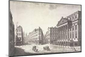 Mansion House (Exterior), London, C1751-Thomas Bowles-Mounted Giclee Print