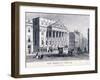 Mansion House (Exterior), London, C1830-R Acon-Framed Giclee Print