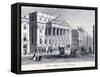 Mansion House (Exterior), London, C1830-R Acon-Framed Stretched Canvas