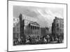 Mansion House, London, 19th Century-J Woods-Mounted Giclee Print