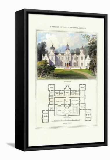 Mansion in the Stuart Style, James I-Richard Brown-Framed Stretched Canvas