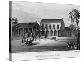 Mansion of President Robberts, Monrovia, Libera, 1847-null-Stretched Canvas