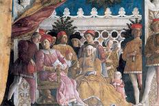 Decoration of the Camera Degli Sposi (Camera Picta)-Mantegna Andrea-Framed Stretched Canvas