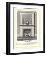 Mantel Treatment-null-Framed Art Print