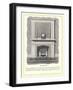 Mantel Treatment-null-Framed Art Print