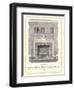 Mantel Treatment-null-Framed Art Print