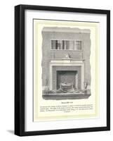 Mantel Treatment-null-Framed Art Print