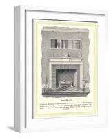 Mantel Treatment-null-Framed Art Print