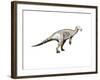 Mantellisaurus Dinosaur-null-Framed Art Print