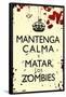 Mantenga Calma Y Matar Los Zombies-null-Framed Poster