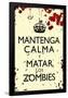 Mantenga Calma Y Matar Los Zombies-null-Framed Poster