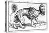 Manticore from 'Historie of Foure-Footed Beastes' by Edward Topsell, Published 1607-Edward Topsell-Stretched Canvas