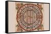 Manu?yaloka, Map of the World of Man, According to Jain Cosmological Traditions-null-Framed Stretched Canvas