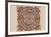 Manu?yaloka, Map of the World of Man, According to Jain Cosmological Traditions-null-Framed Art Print