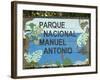 Manuel Antonio National Park Sign, Costa Rica, Central America-R H Productions-Framed Photographic Print