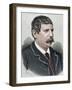 Manuel Bosch Y Reyes (1848-1890). Spanish Writer. 19Th C. Engraving. Colored.-Tarker-Framed Photographic Print