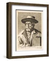 Manuel Chrysoloras Greek Scholar in Italy-Nicolas de Larmessin-Framed Art Print