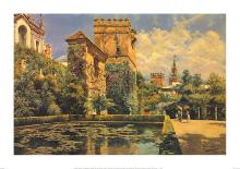 River Landscape-Manuel Garcia Y Rodriguez-Art Print