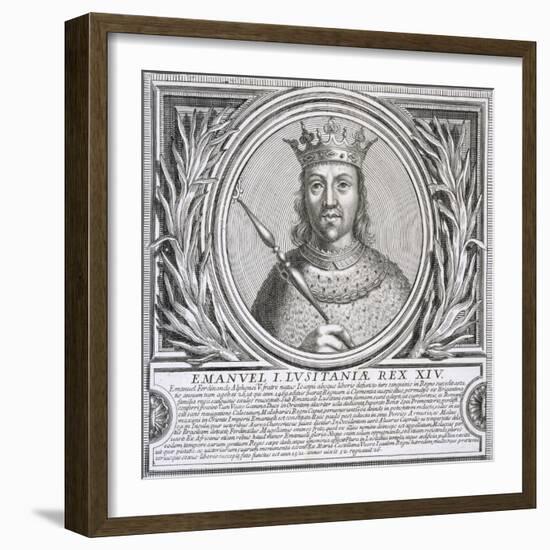 Manuel I of Portugal (Litho)-null-Framed Giclee Print