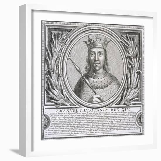 Manuel I of Portugal (Litho)-null-Framed Giclee Print