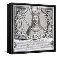 Manuel I of Portugal (Litho)-null-Framed Stretched Canvas