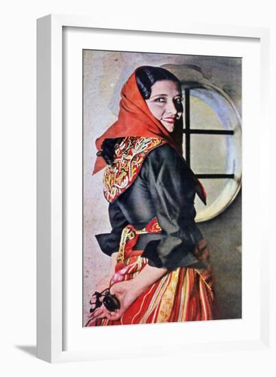 Manuela Del Rio, Spanish Actress and Dancer, 1943-null-Framed Giclee Print