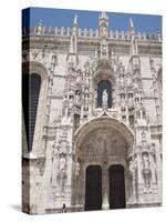 Manueline Styled Exterior of Jeronimos Monastery, Belem District, Lisbon, Portugal-null-Stretched Canvas