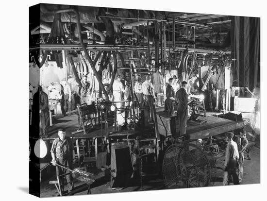 Manufacture and Examples of Uses of Various Kinds of Glass, Corning Glass Co-Andreas Feininger-Stretched Canvas
