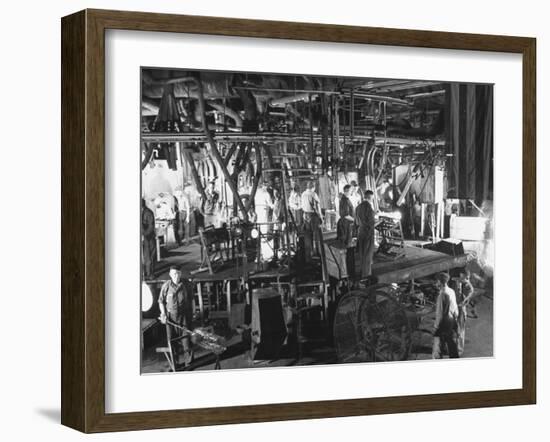 Manufacture and Examples of Uses of Various Kinds of Glass, Corning Glass Co-Andreas Feininger-Framed Photographic Print