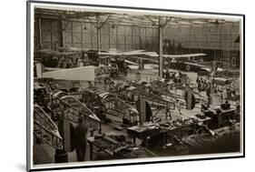 Manufacture Avro 504 Biplanes WWI-null-Mounted Photographic Print