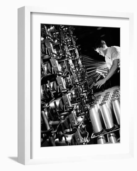 Manufacture of Cordura Rayon at DuPont-null-Framed Photo