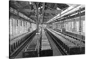 Manufacture of Electric Batteries, USA, 1887-null-Stretched Canvas