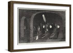 Manufacture of Glass for The Crystal Palace, at Messers Chance's Works, Spon-Lane, Near Birmingham-Samuel Read-Framed Giclee Print