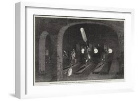 Manufacture of Glass for The Crystal Palace, at Messers Chance's Works, Spon-Lane, Near Birmingham-Samuel Read-Framed Giclee Print