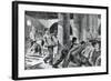 Manufacture of Iron in Couillet Factory, 1886, Belgium, 19th Century-null-Framed Giclee Print