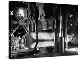 Manufacture of Large Steel Ingot-Fritz Goro-Stretched Canvas