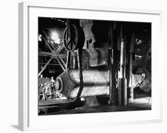 Manufacture of Large Steel Ingot-Fritz Goro-Framed Premium Photographic Print